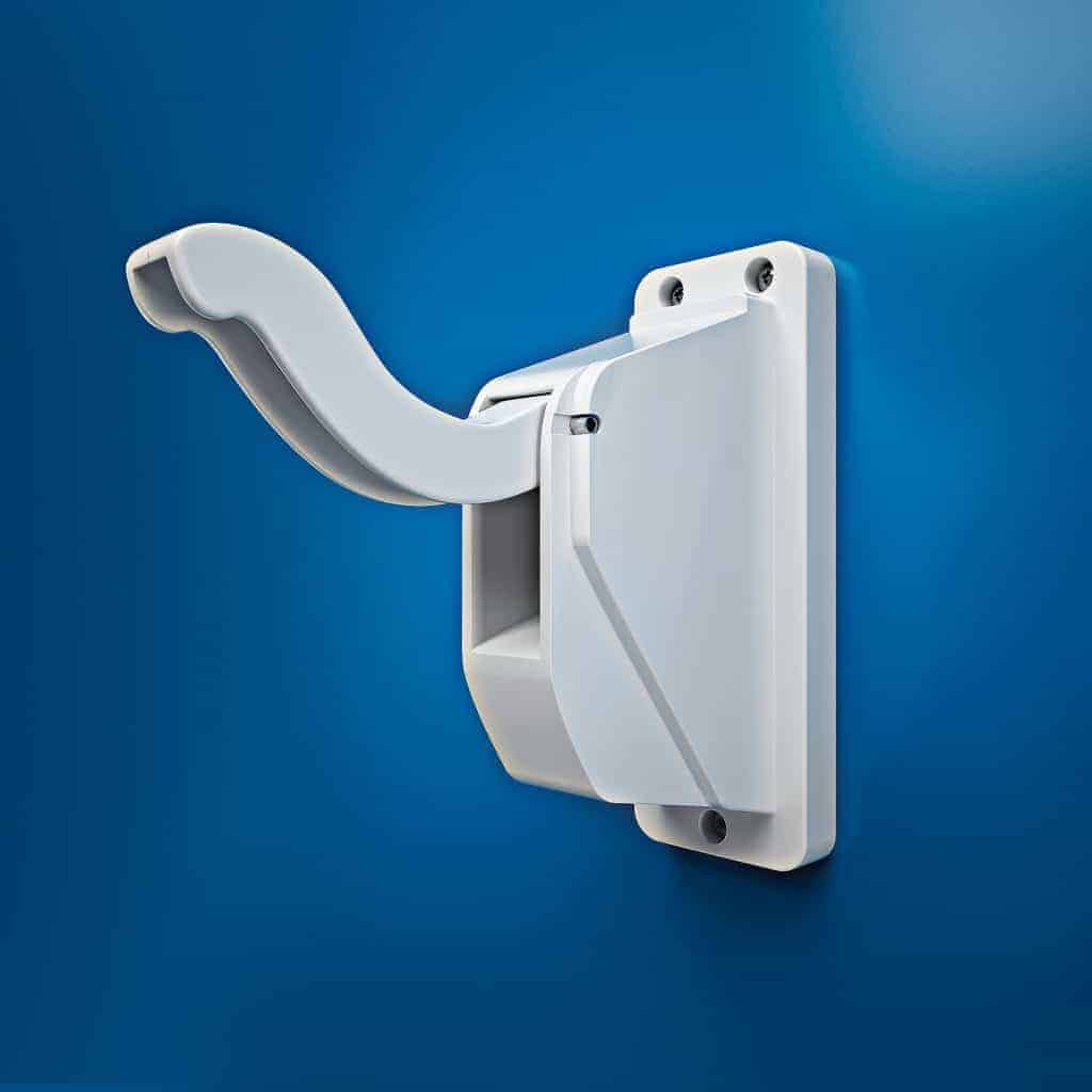 Cardea Anti-Ligature Coat Hook - Up Position