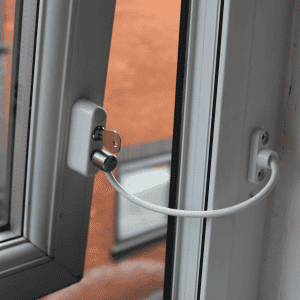 Cardea Pro Lock Window Restrictor - Open