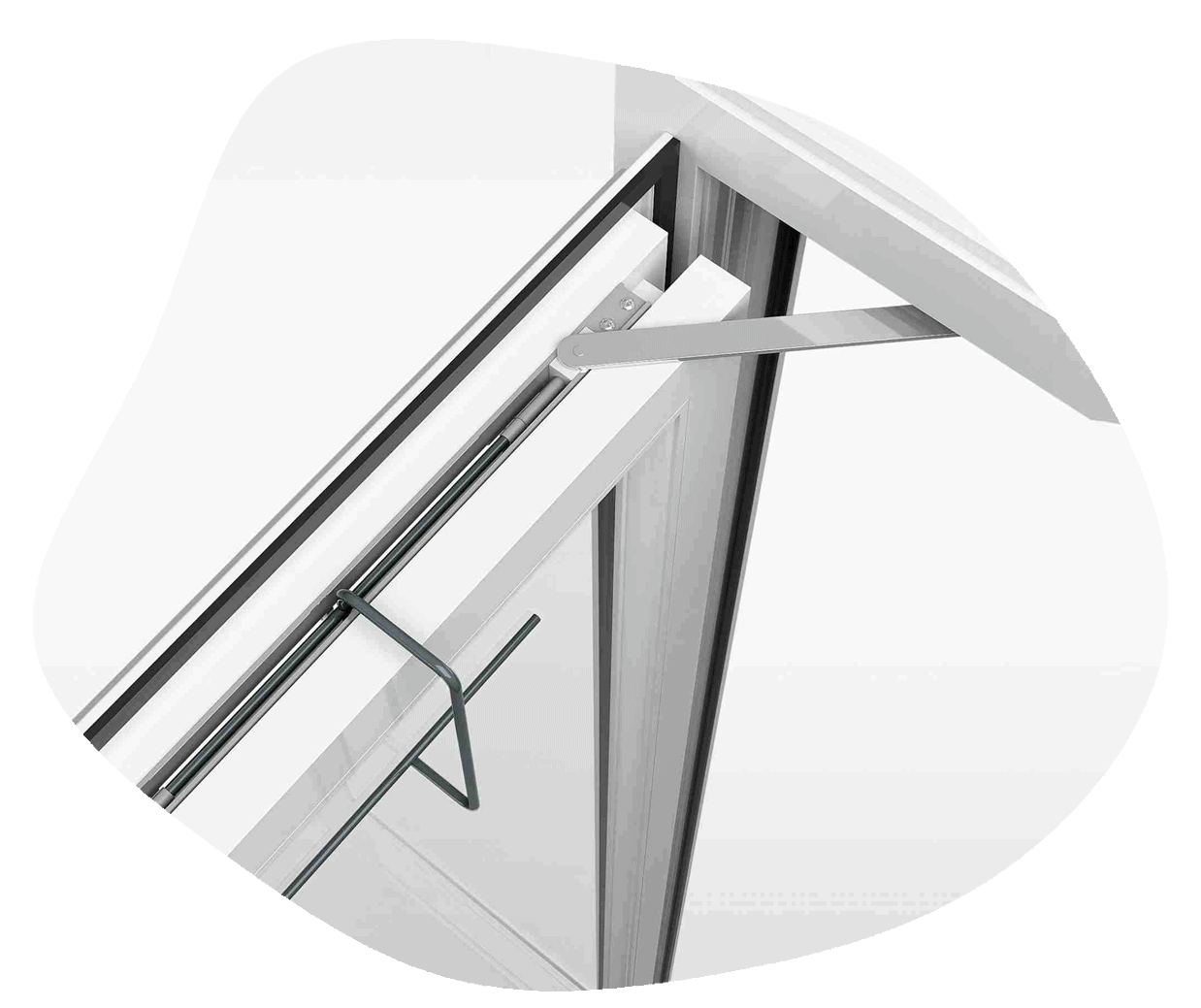 PatioSafe In Patio Door Restrictor On Top of the Door PatioSafe In Patio Door Restrictor On Top of the Door