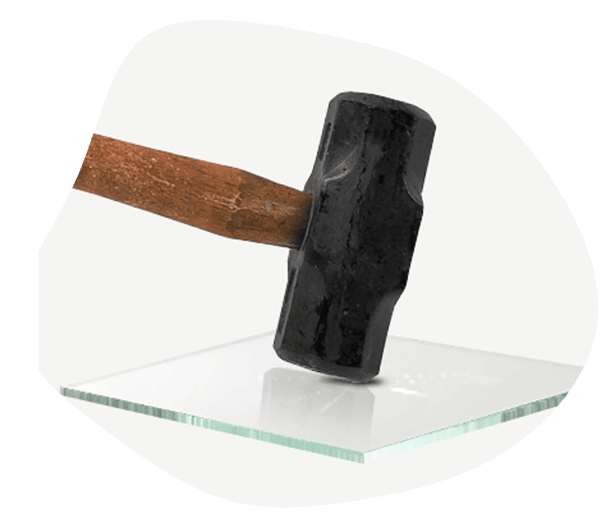 Hammerglass with Hammer Hammerglass with Hammer